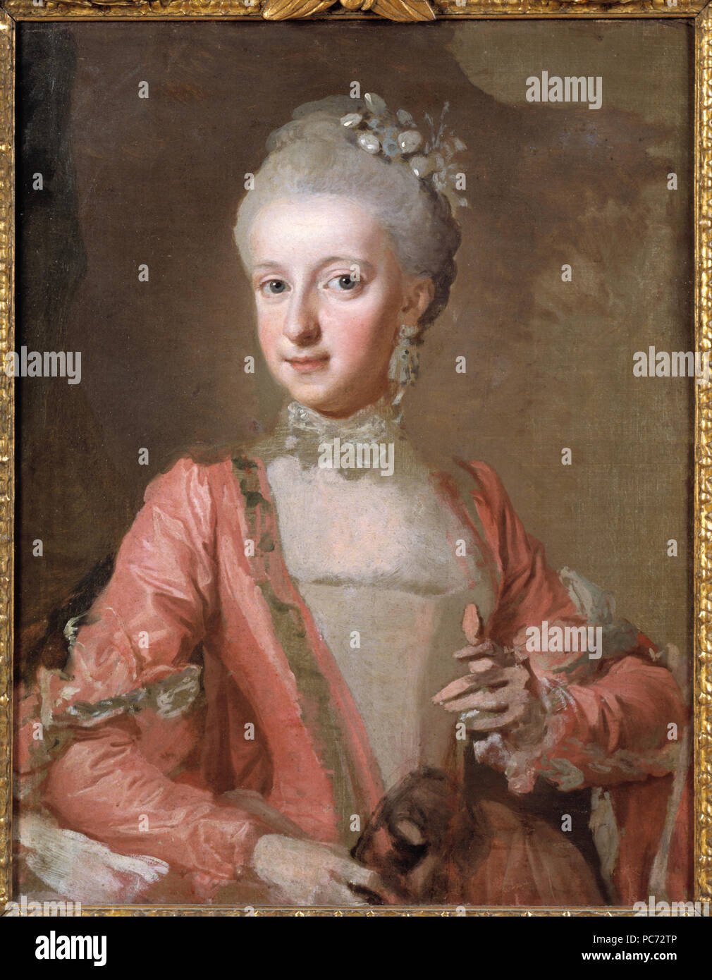 75 Princess Sofia Albertina de Suède (1753-18299. Non achevé (Lorens Pasch d.a.) - Nationalmuseum - 19399 Banque D'Images