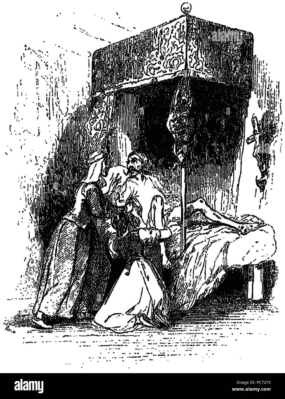 59 L'ingénieux hidalgo Don Quichotte de la Manche tome 1 L'illustration p. 739 Banque D'Images