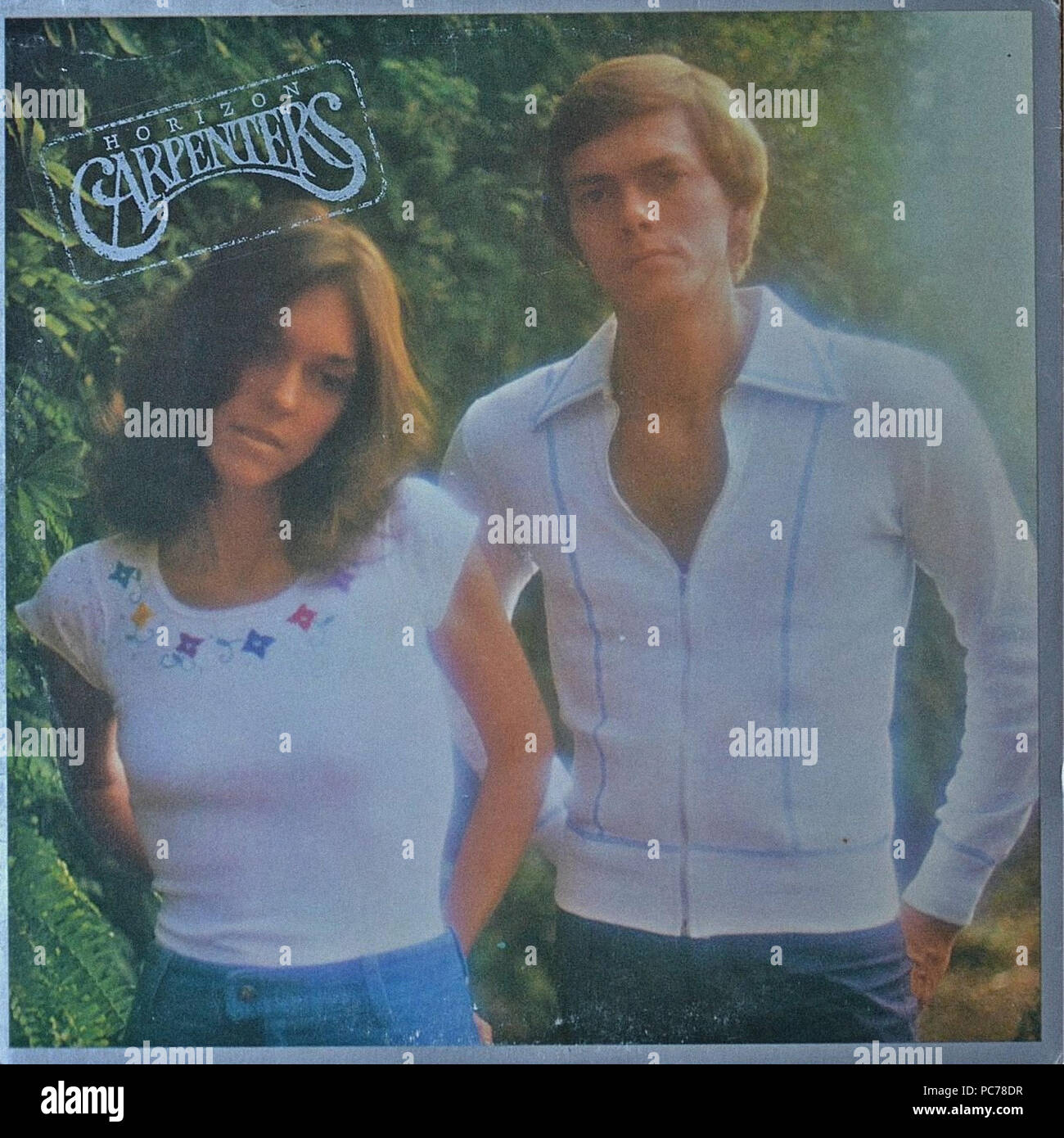 Charpentiers - Horizon - couverture de l'album vinyle vintage Banque D'Images