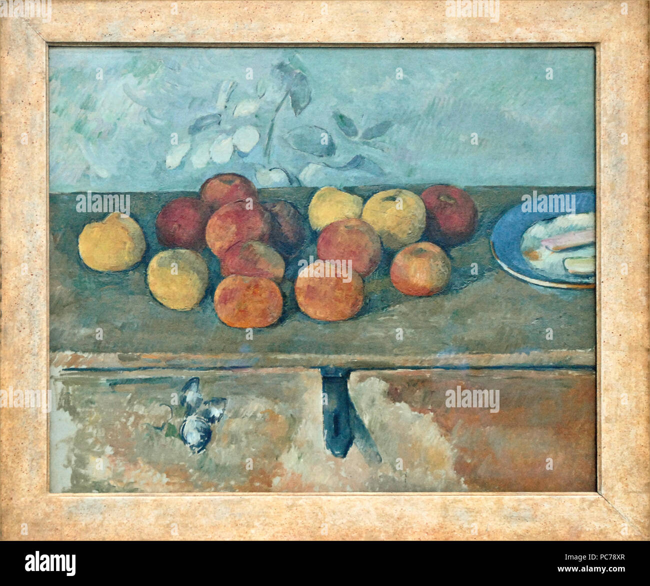 Pommes et biscuits Huile sur toile 1879-1880 Paul Cézanne (1839-1906) Musée de l'Orangerie 491 Pommes et biscuits (P. Cézanne, Musée de lOrangerie) (4612845938) Banque D'Images