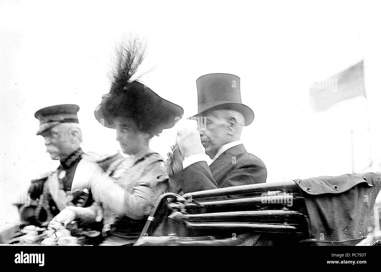 423 Le président Pedro Montt Montt et femme Banque D'Images