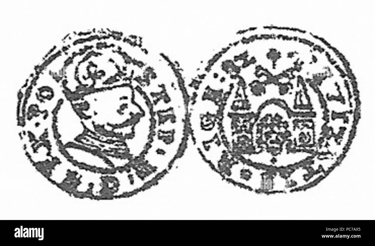 422 półgroszek Rygi polskie Monety Banque D'Images