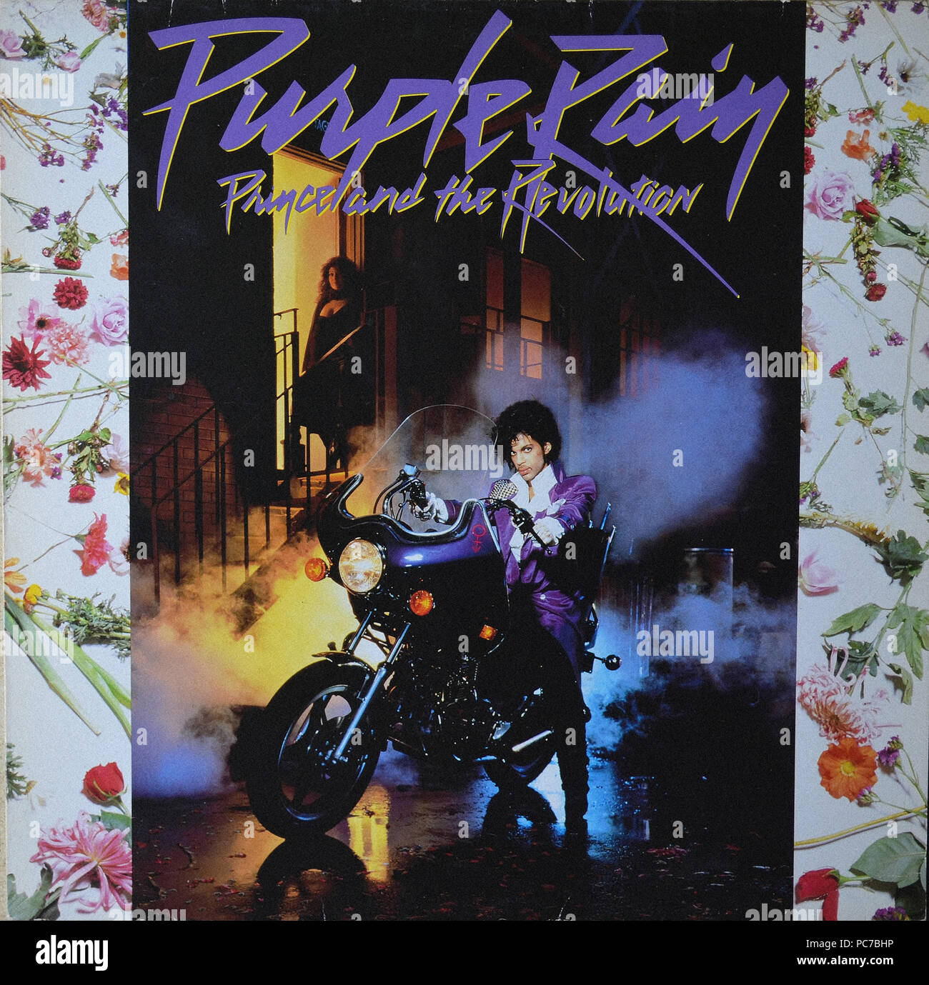 Prince et la révolution - Purple Rain - couverture de l'album vinyle  vintage Photo Stock - Alamy