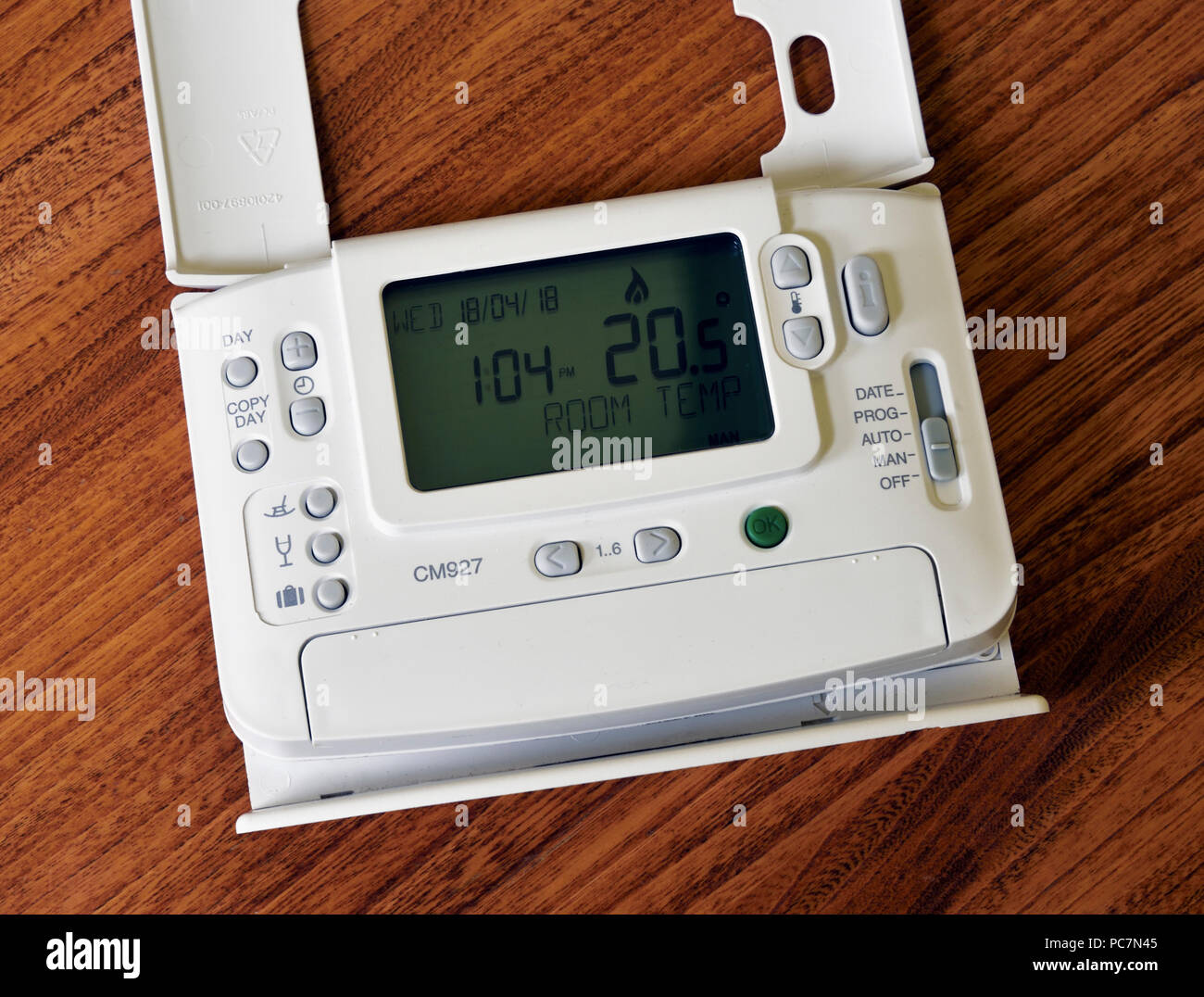Modèle CM927 Honeywell Thermostat Portable Photo Stock - Alamy