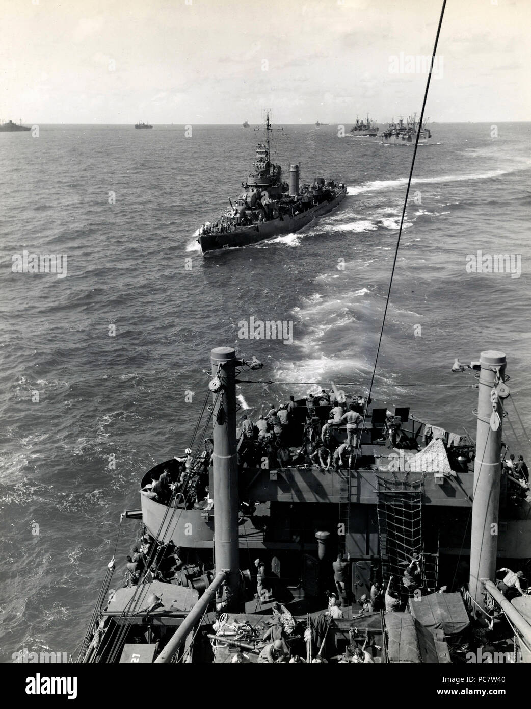Photos de convoi de l'USS Tarawa - Monrovia Banque D'Images