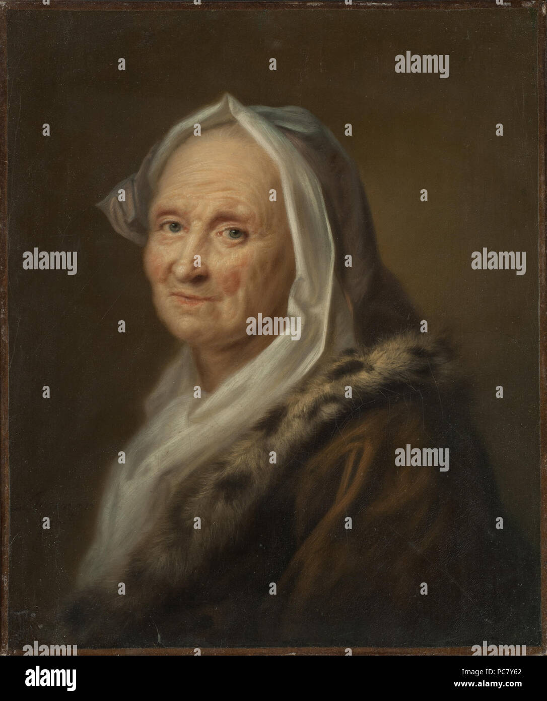 73 Portrait d'une vieille dame (Balthasar Denner) - Nationalmuseum - 17210 Banque D'Images