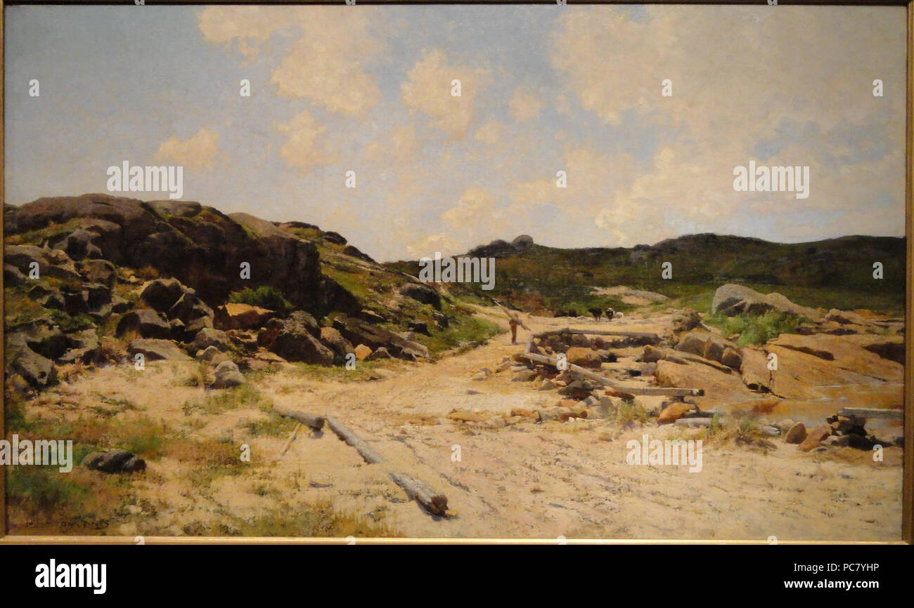 371 Lighthouse Beach, Annisquam, vers 1887, par H. Bolton Jones - SAAM - DSC00853 Banque D'Images