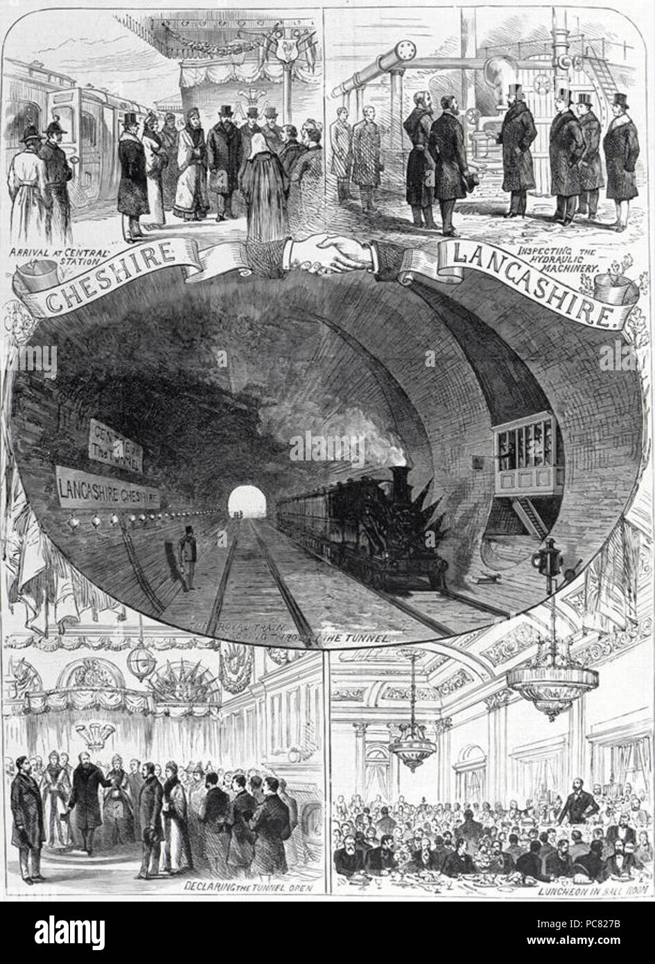 413 Chemin de Mersey illustration d'ouverture Banque D'Images