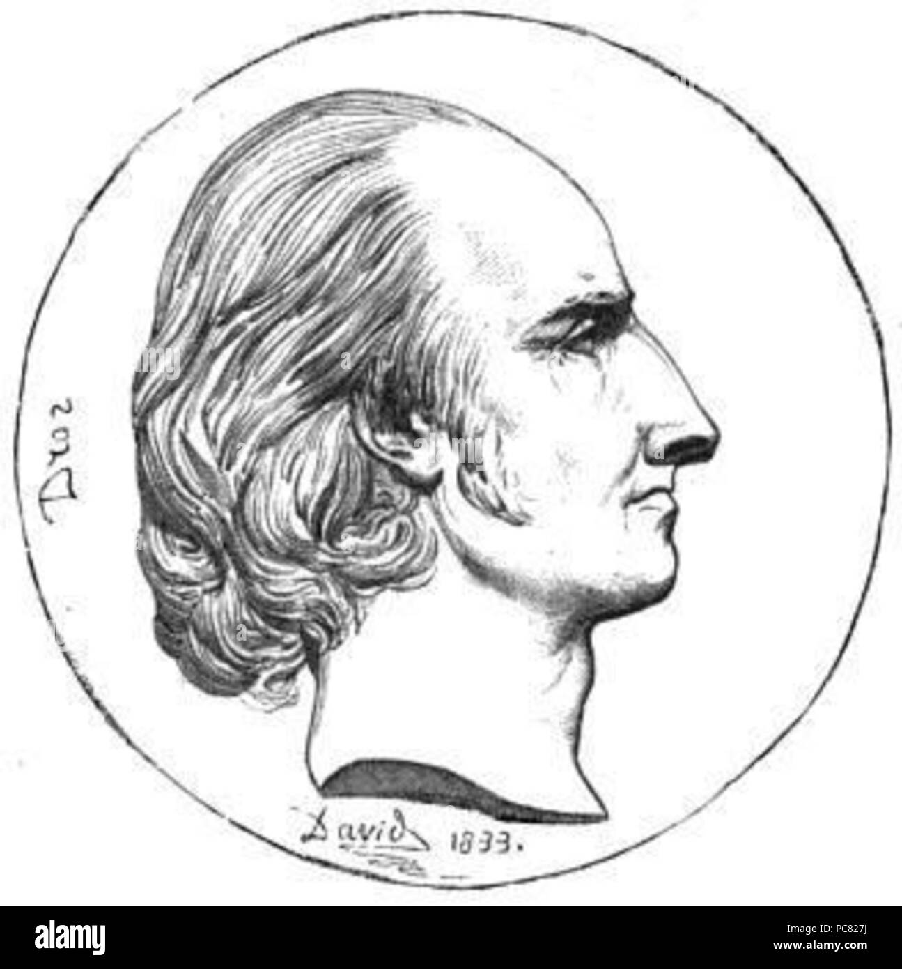 Appareil photo numérique Olympus 172 Droz, Joseph (d'après David d'Angers) Banque D'Images