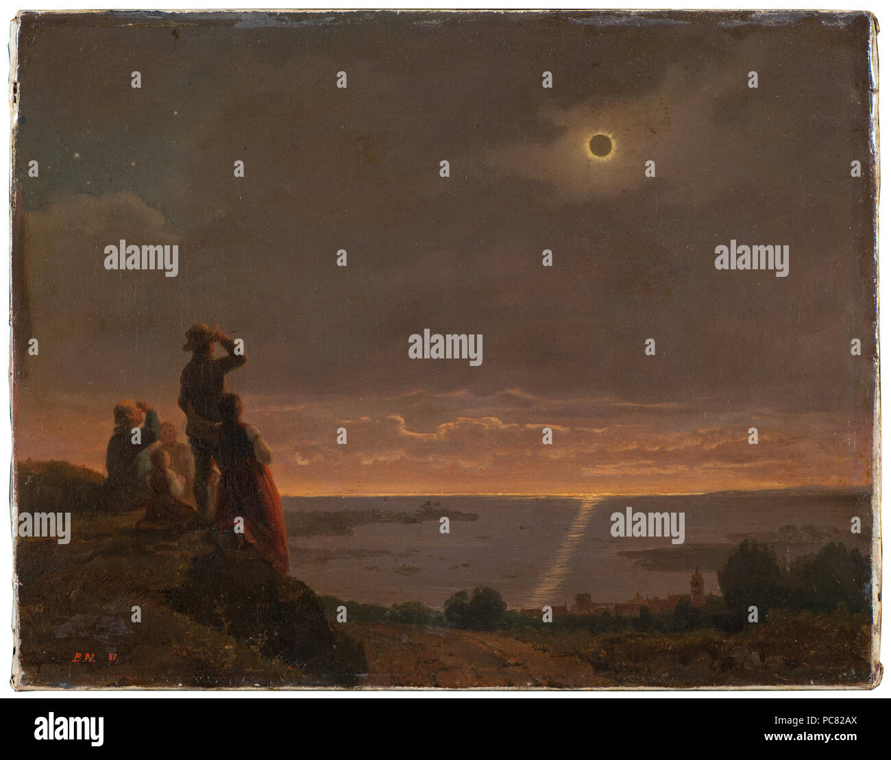 Eclipse solaire 82 (Bengt Nordenberg) - Nationalmuseum - 132608 Banque D'Images