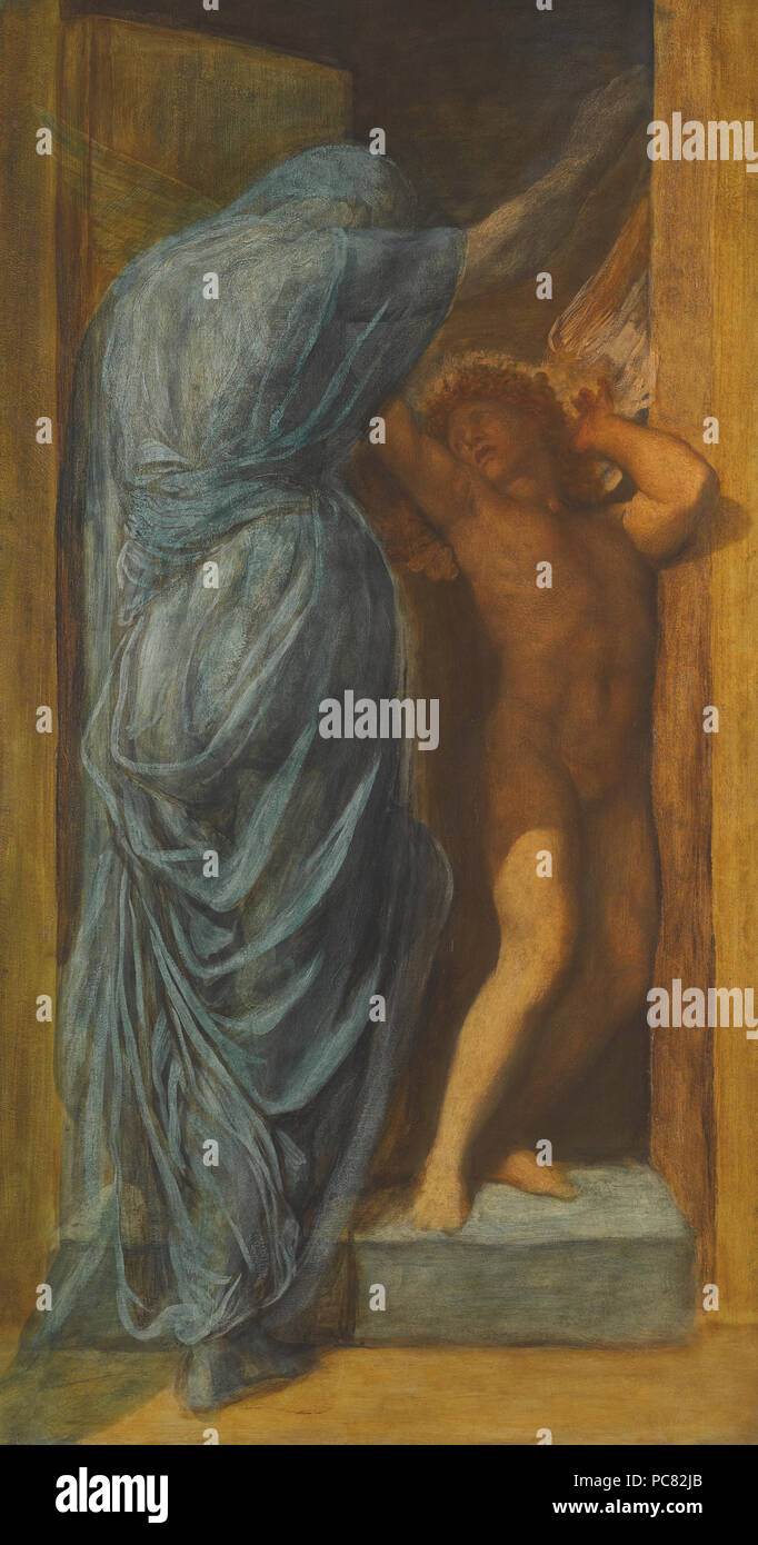 38 George Frederic Watts - l'amour et la mort Banque D'Images