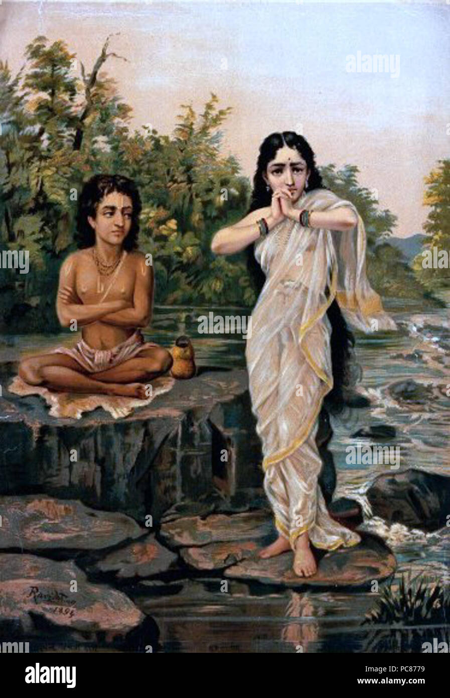 511 Rambha et Shukra Banque D'Images