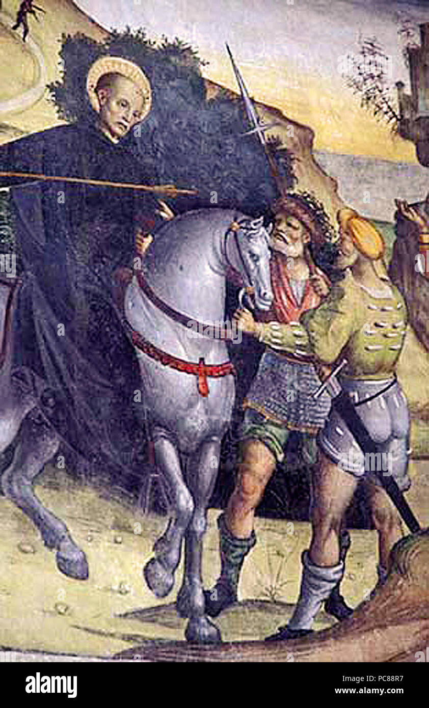 409 Mayeul fresque de Pavie Banque D'Images