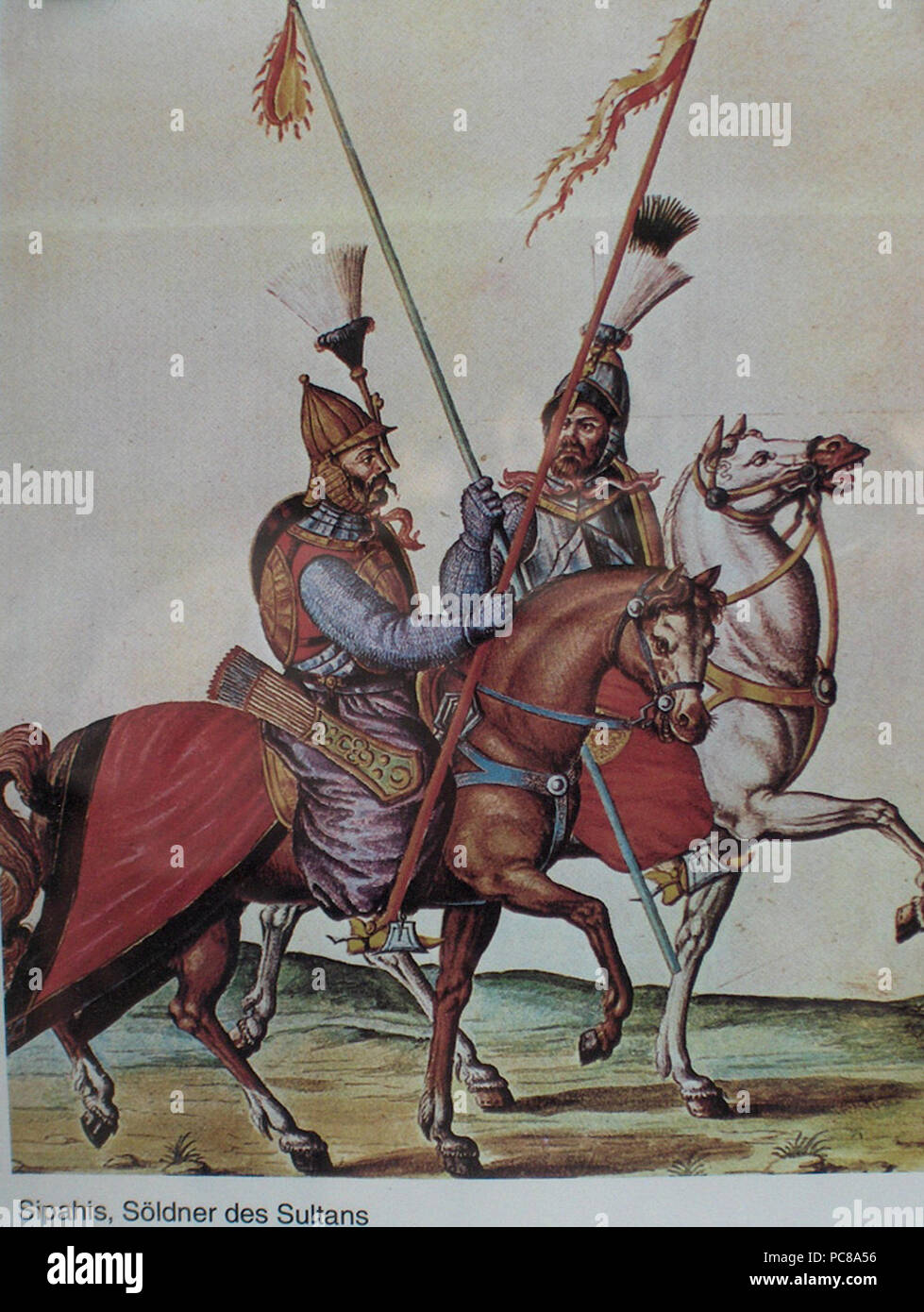 76 Bataille de Vienne.Sipahis Banque D'Images