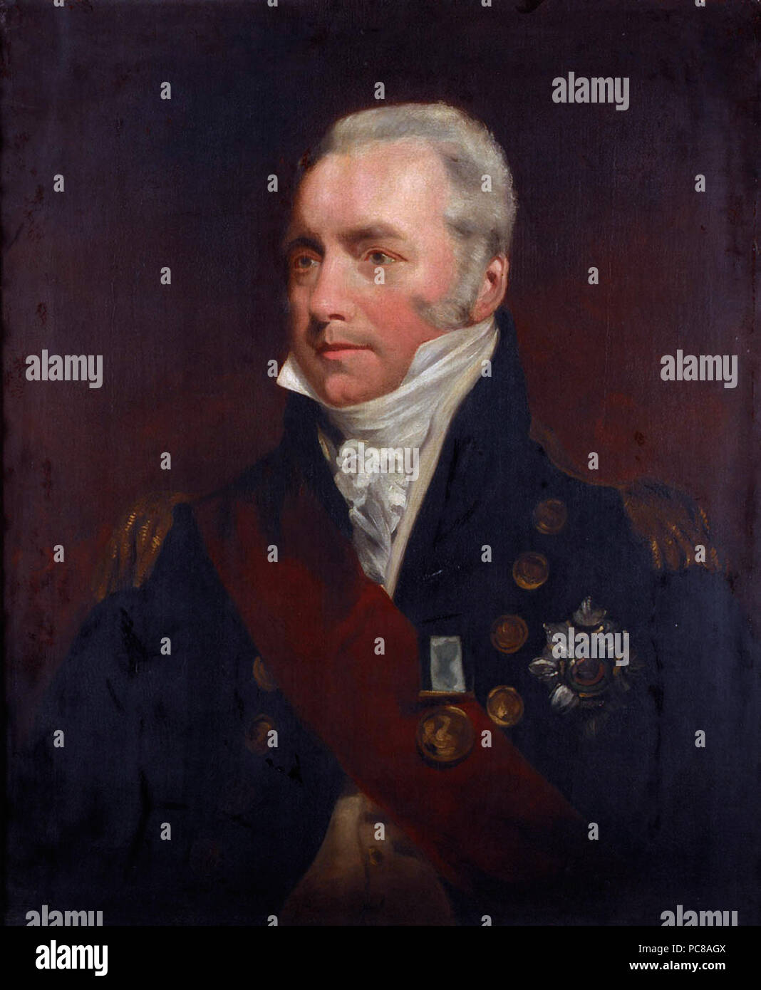 Le vice-amiral Richard Goodwin Keats (1757-1834) *76 x 63,5 cm *circa 1817 521 Richard Goodwin Keats 2 Banque D'Images