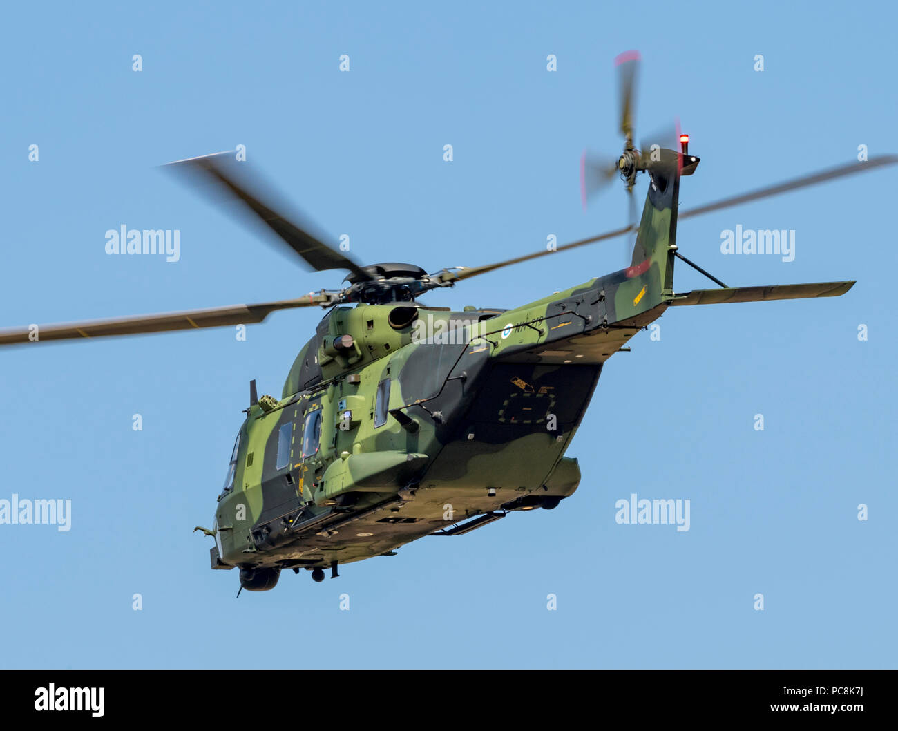 L'hélicoptère NH90 TTH de l'armée finlandaise, Banque D'Images