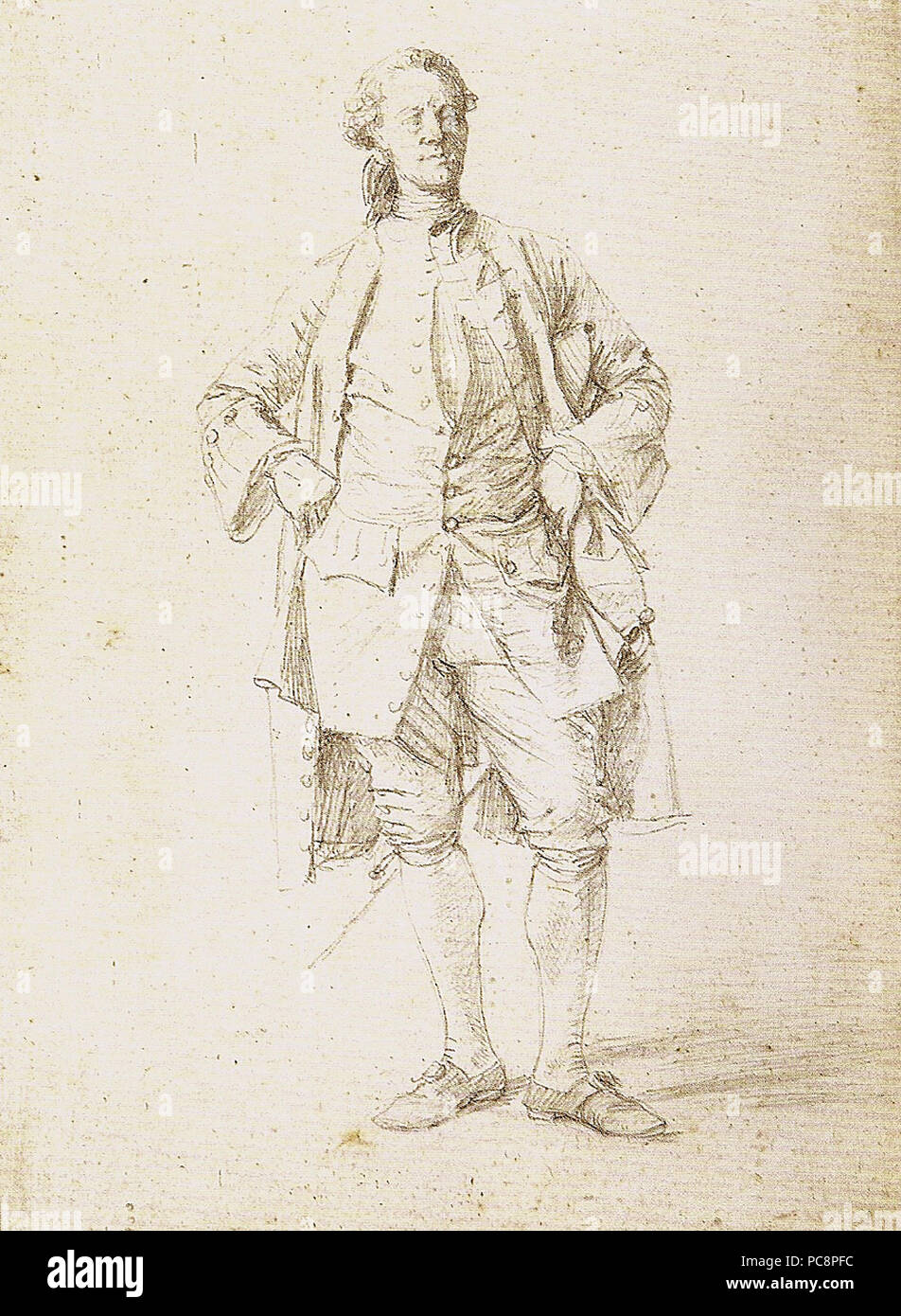 48 Jean-Louis-Ernest Meissonier - Sem título 1851 Banque D'Images