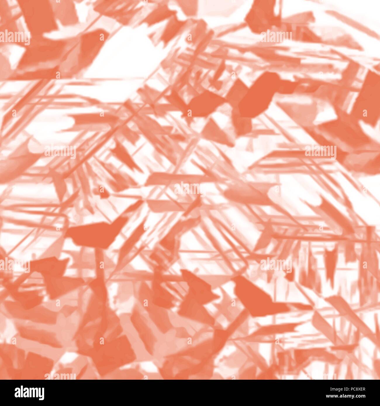Coups de pinceau malpropre aquarelle orange motif, vector illustration Illustration de Vecteur