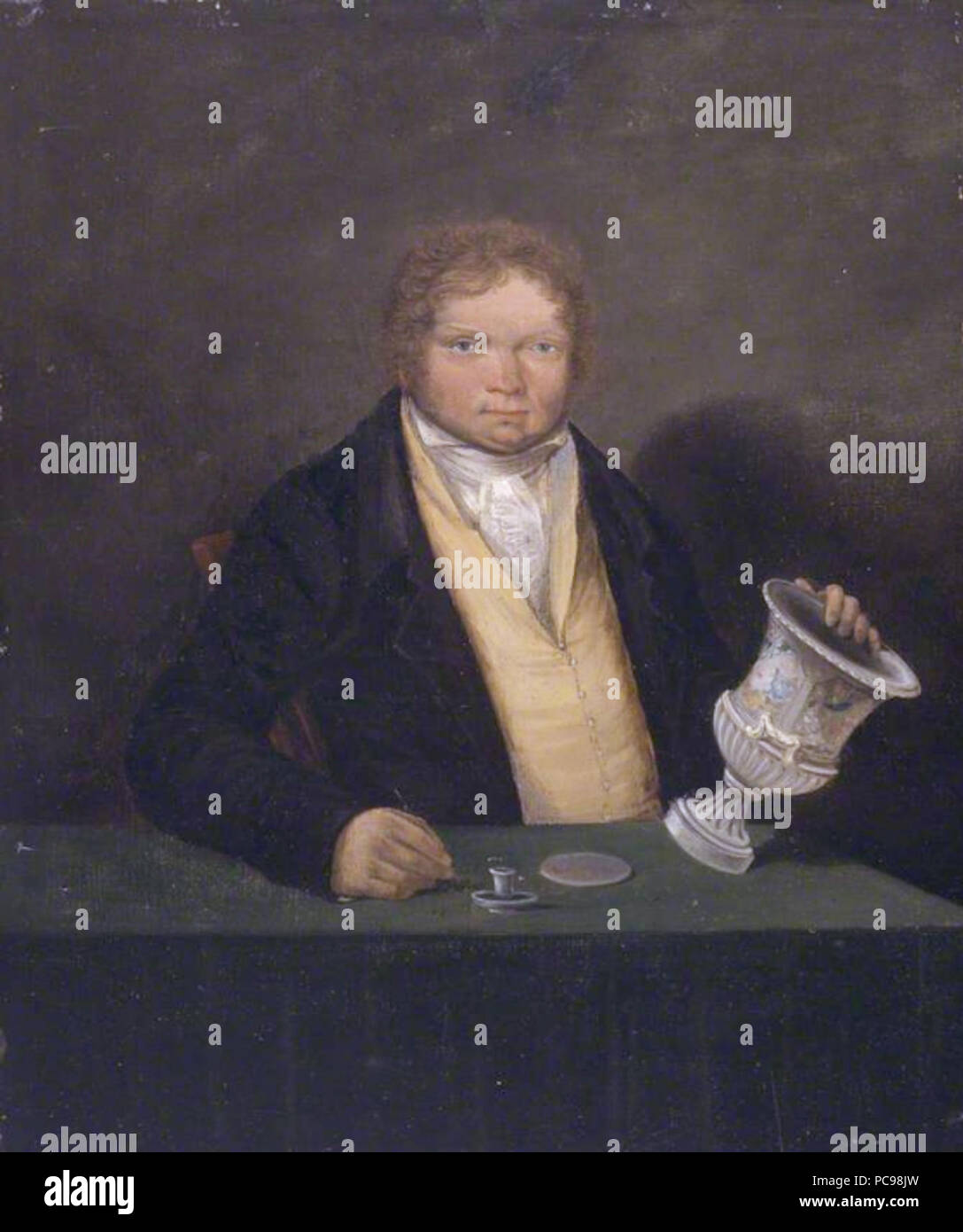 * Autoportrait * huile sur panneau 38,1 x 32,5 cm *c. 1810-1820 605 Thomas Pardoe, par Thomas Pardoe Banque D'Images * Autoportrait * huile sur panneau 38,1 x 32,5 cm *c. 1810-1820 605 Thomas Pardoe, par Thomas Pardoe Banque D'Images