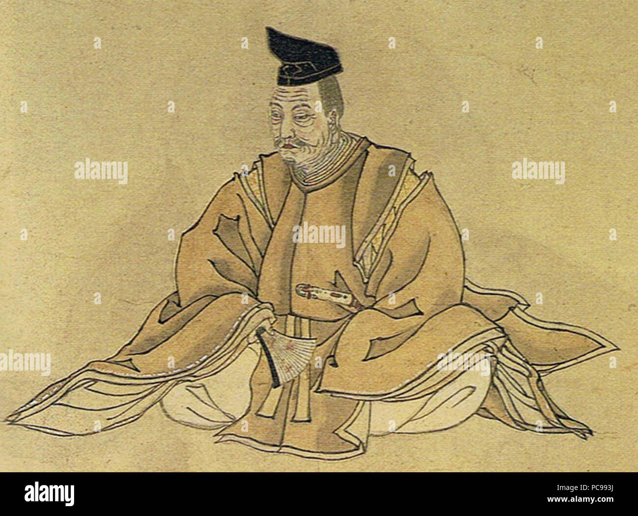 231 Fujiwara no Kiyohira Banque D'Images