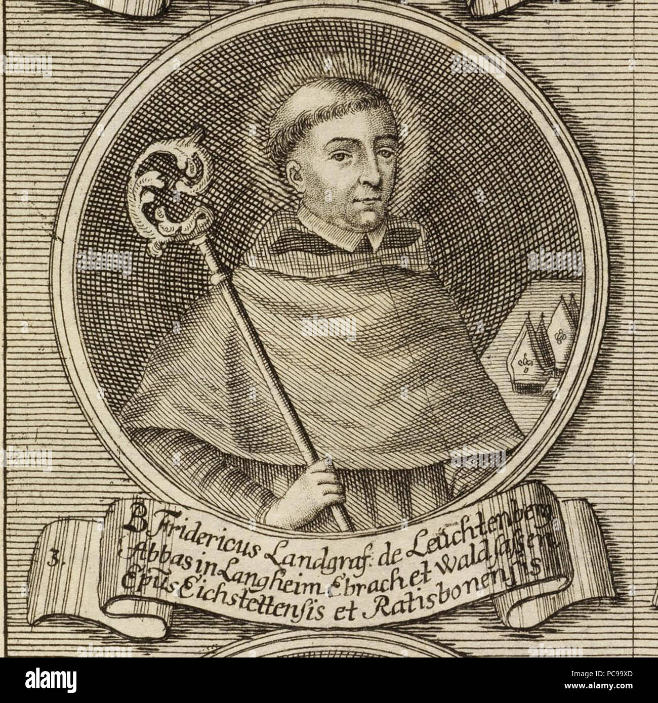 RB.Coll.im.f.3# 1 0004 229 Friedrich von Leuchtenberg, Kloster Langheim Banque D'Images