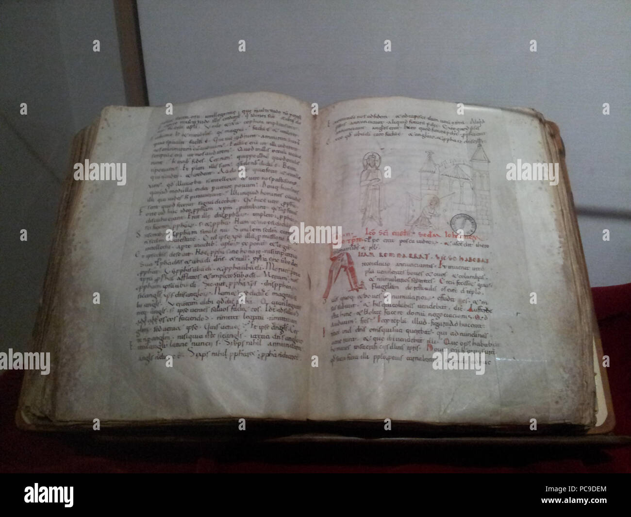 25 Homiliari de Beda, segona meitat del s.XI Banque D'Images