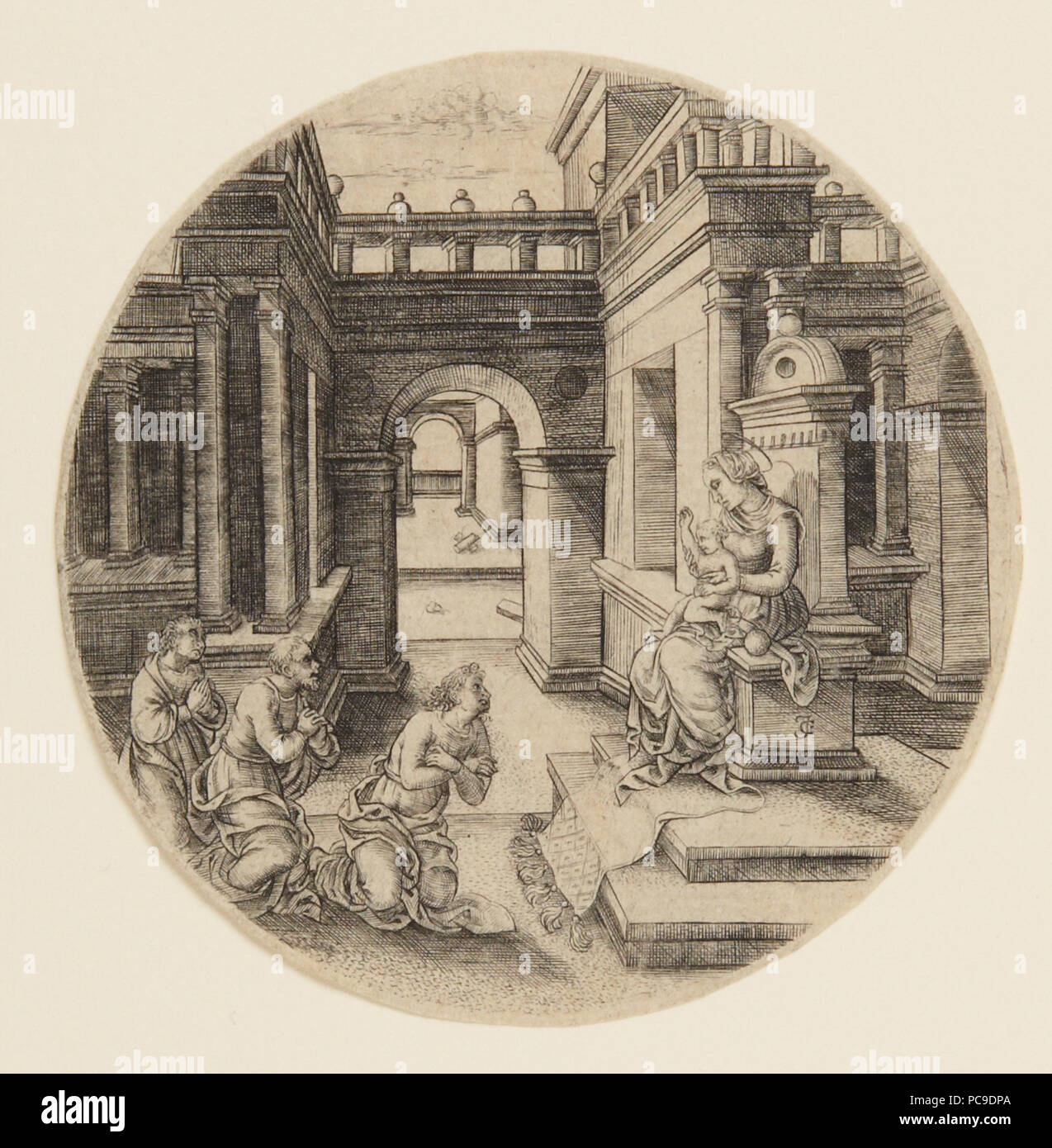 316 JG, Vierge aux pélerins, Princeton Banque D'Images