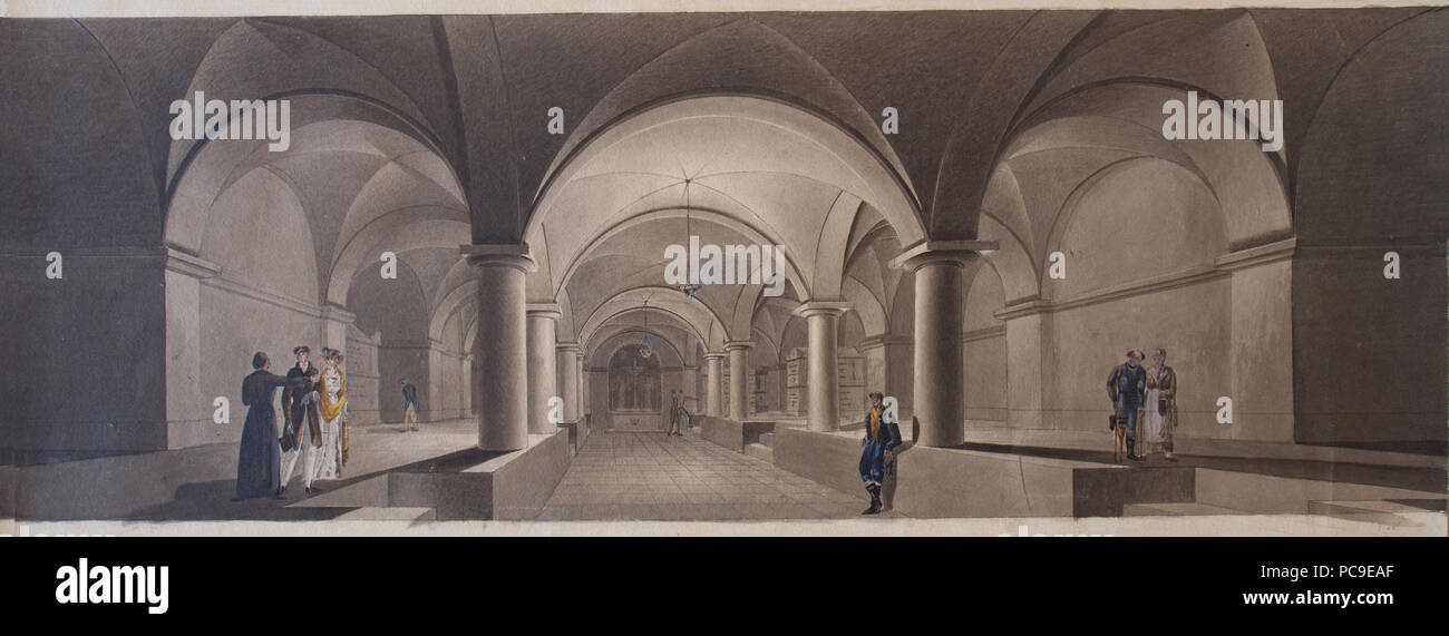 25 APPAREIL PHOTO NUMÉRIQUE OLYMPUS, Hrobka interier (Vranov) Banque D'Images