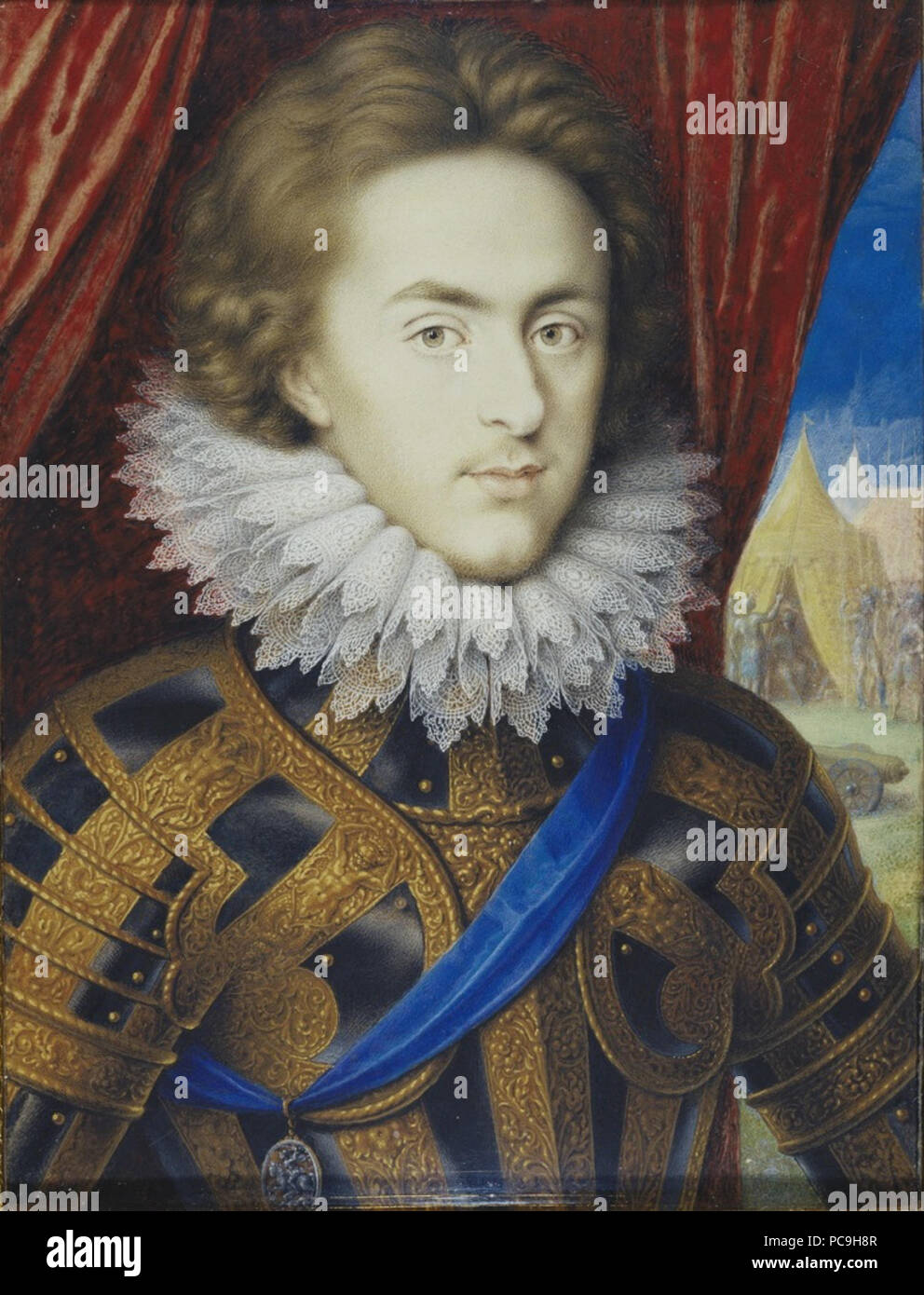 43 Henry, Prince de Galles par Isaac Oliver, c. 1610-12 Banque D'Images