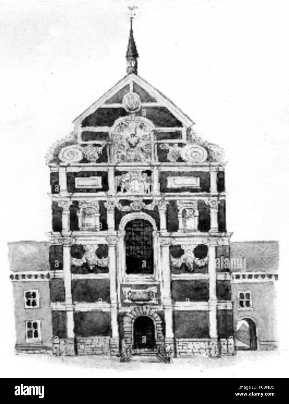 64 Augustijnenkerk Maastricht, Philippe van Gulpen, 19e eeuw Banque D'Images