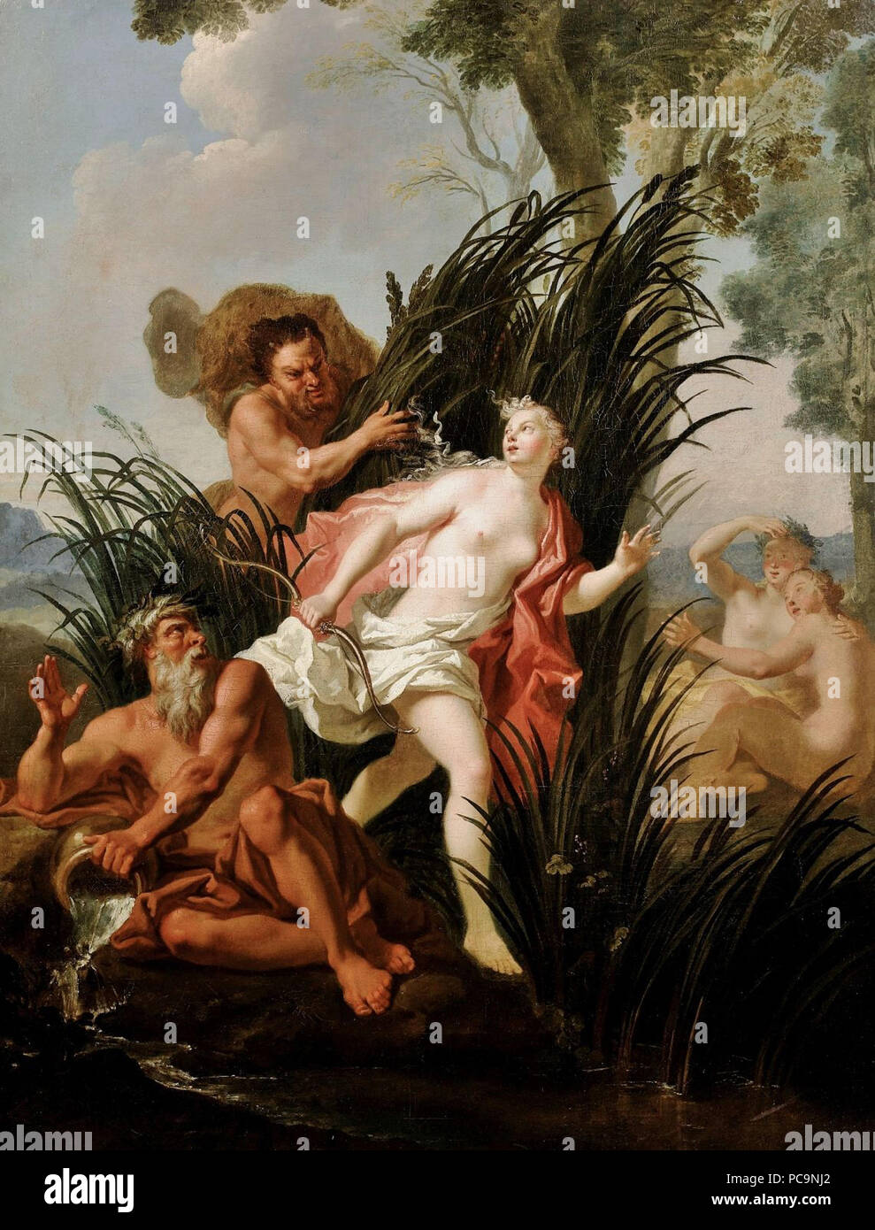 8 Antoine Coypel - Alpheus chasing Arethusa Banque D'Images