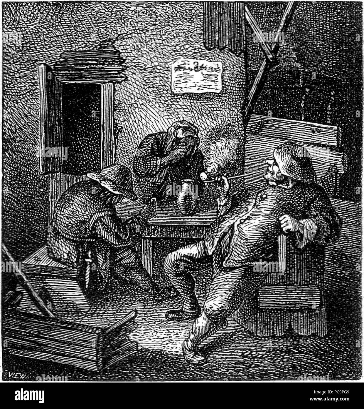 Adriaen van Ostade après 001. Banque D'Images