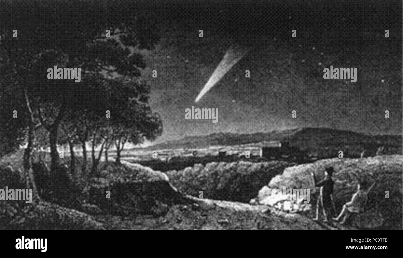 18116 CometIlustration Banque D'Images