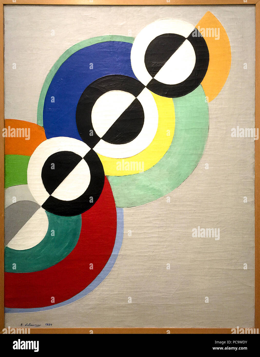 523 Robert Delaunay, rythmes, 1934 Banque D'Images