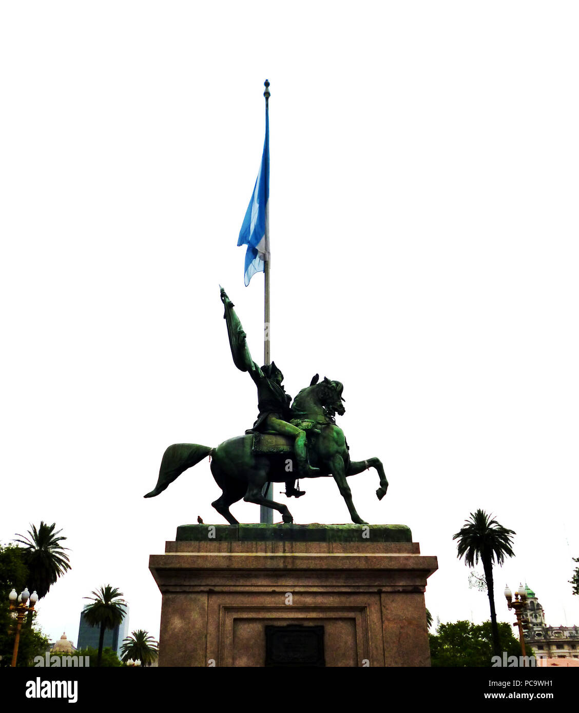 Monumento al 38 tourisme General Manuel Belgrano (1416501960) Buenos Aires, Argentine Banque D'Images