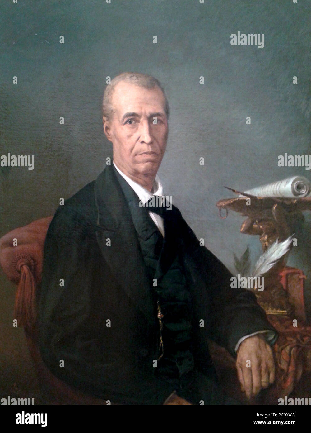 69 Pedro Américo - Retrato de Silvino de Almeida Brito Banque D'Images
