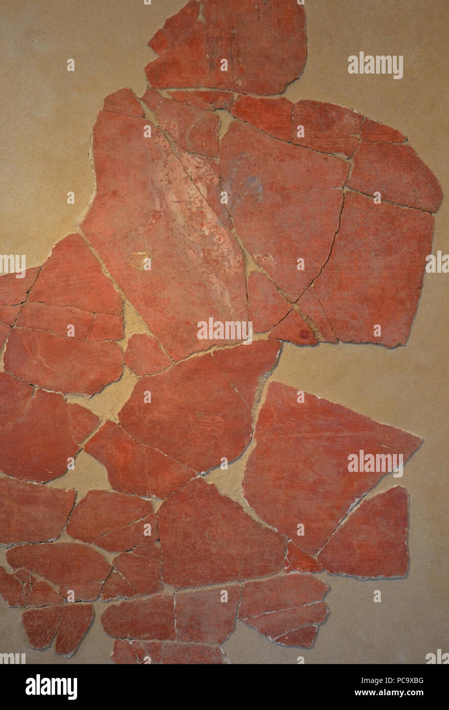 222 en plein air dans la troisième Syle de Pompéi représentant un Cupidon ailé, de Vaison-la-Romaine (France), 30-40 Annonce, Empire de la couleur. De Pompéi à la Gaule du Sud, Musée Saint-Raymond Toulouse (16093875709) Banque D'Images