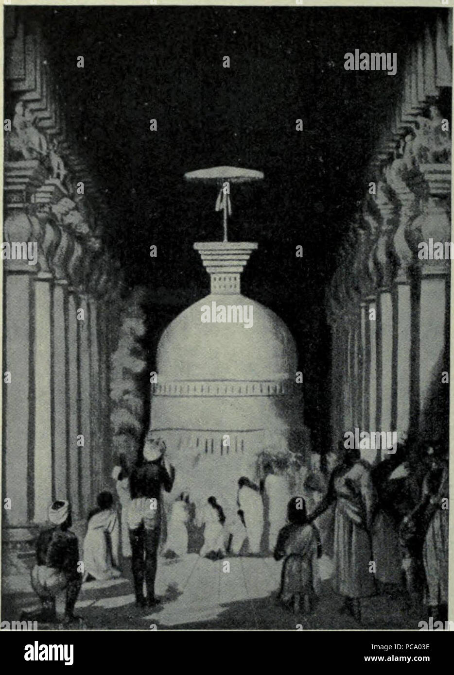 654 le culte à Karli dans les jours du Christ A.D. 20 Banque D'Images