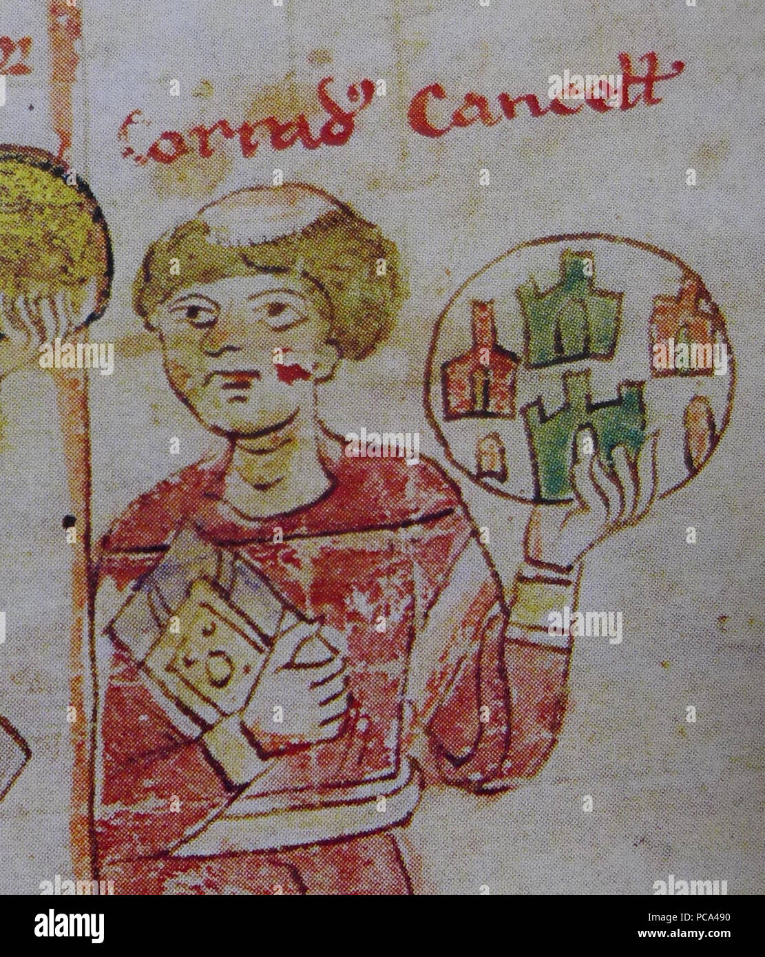 Querfurtu 345 Konrád z z Liber Banque D'Images