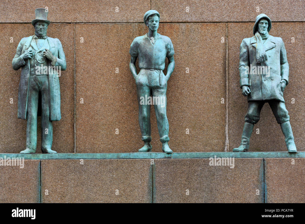 Monument du marin, Torgallmeningen, Bergen, ville du comté de Hordaland, Norvège Banque D'Images