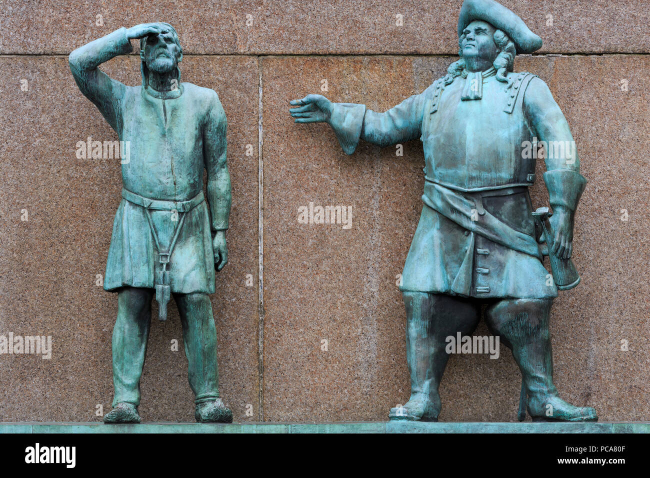 Monument du marin, Torgallmeningen, Bergen, ville du comté de Hordaland, Norvège Banque D'Images