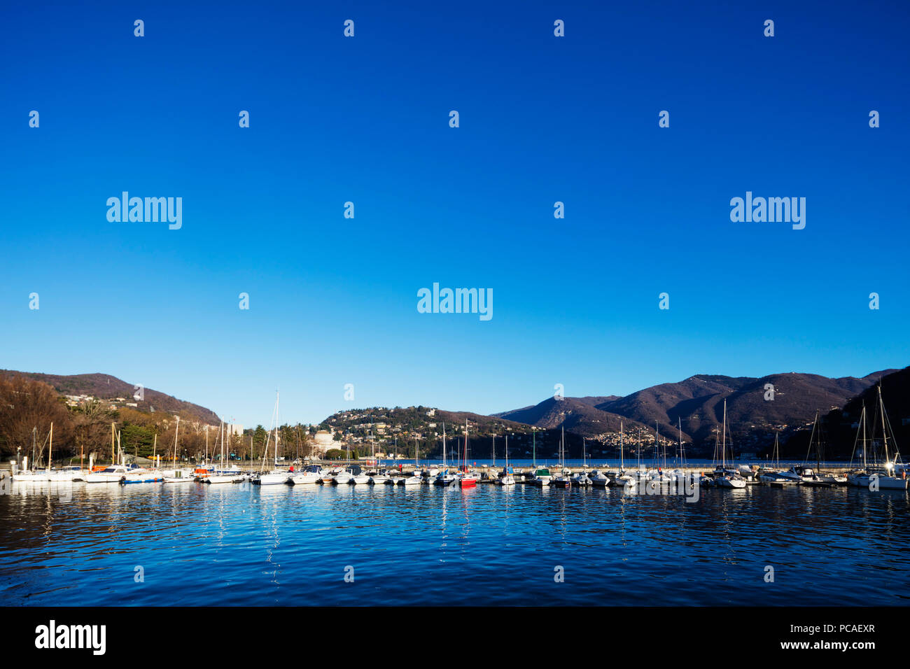 La ville de Côme, Lac de Côme, Lombardie, lacs italiens, Italie, Europe Banque D'Images