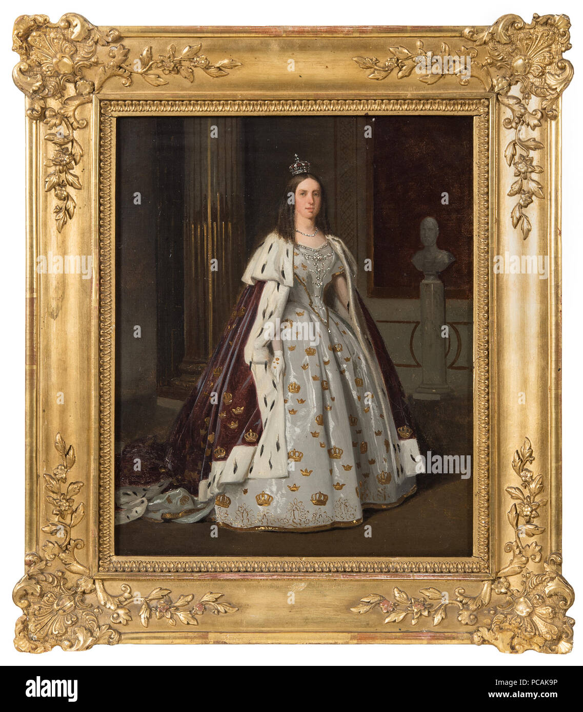 58 Lovisa, 1828-1871, drottning, une medkung Karl XV (Carl Stefan Bennett) - Nationalmuseum - 39165 Banque D'Images