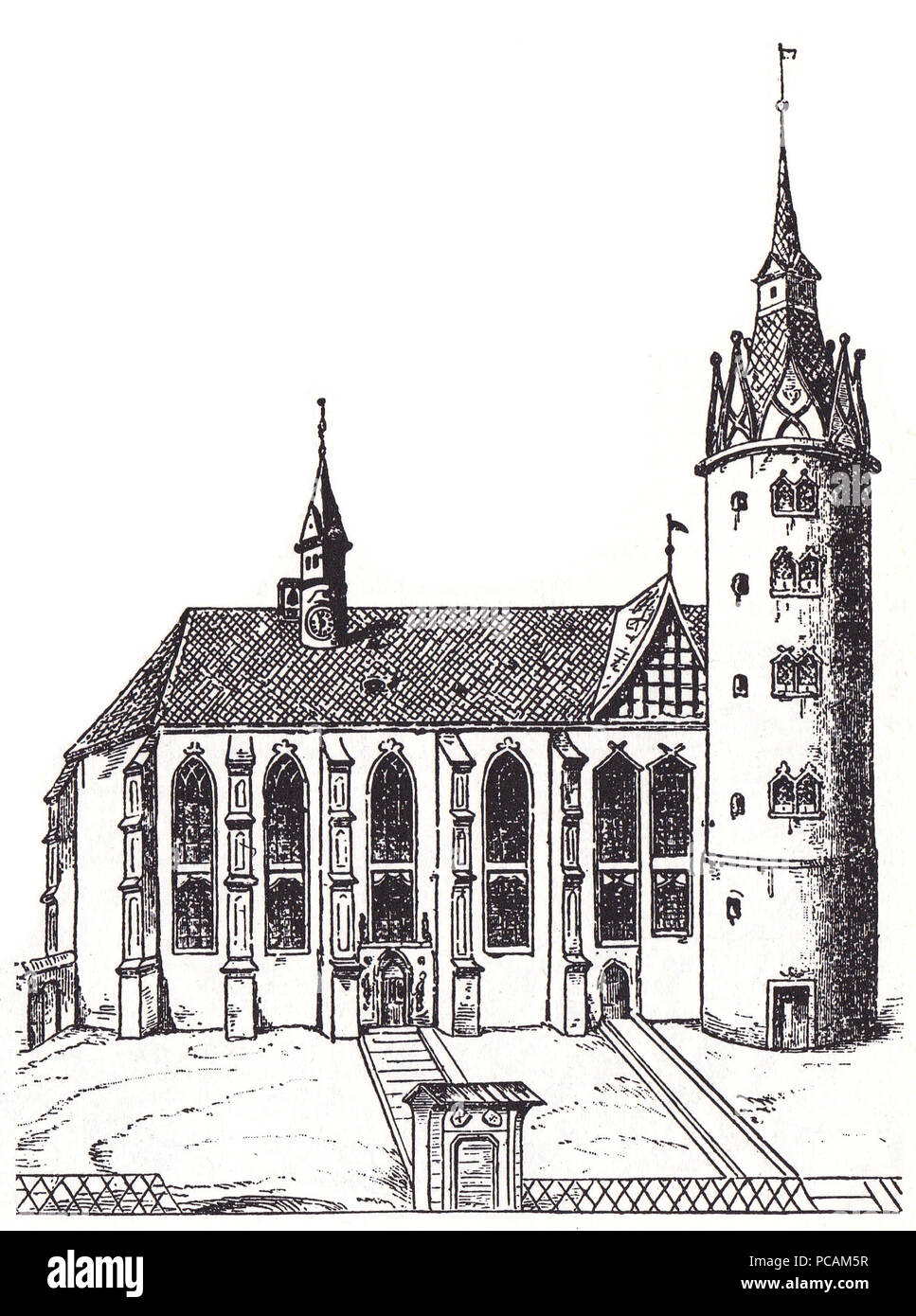 547 Schloßkirche Wittenberg Banque D'Images