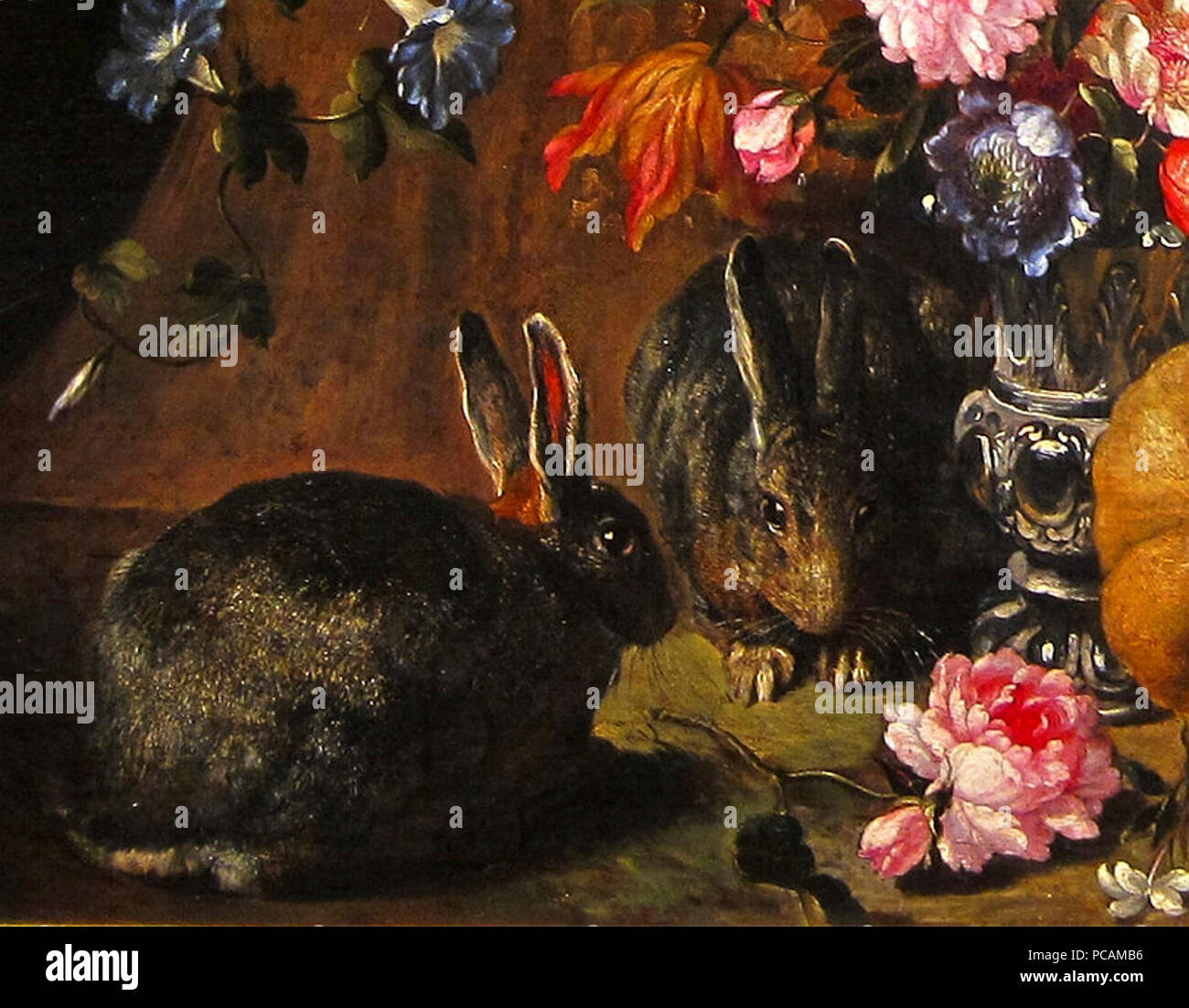 Ajaccio de Coninck fruits Fleurs animaux taillés. Banque D'Images