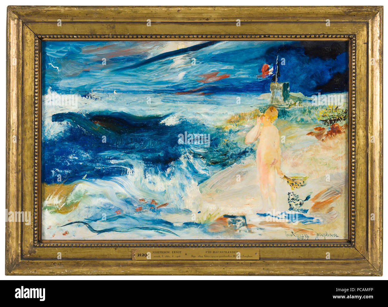 10 Au bord de la mer (Ernst Josephson) - Nationalmuseum - 19189 Banque D'Images