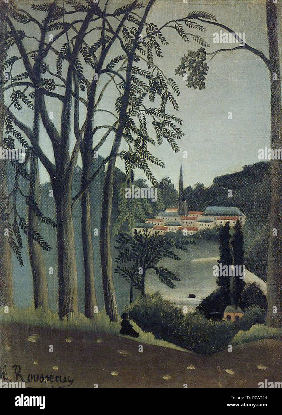 24 Henri Rousseau - Saint-Cloud Banque D'Images