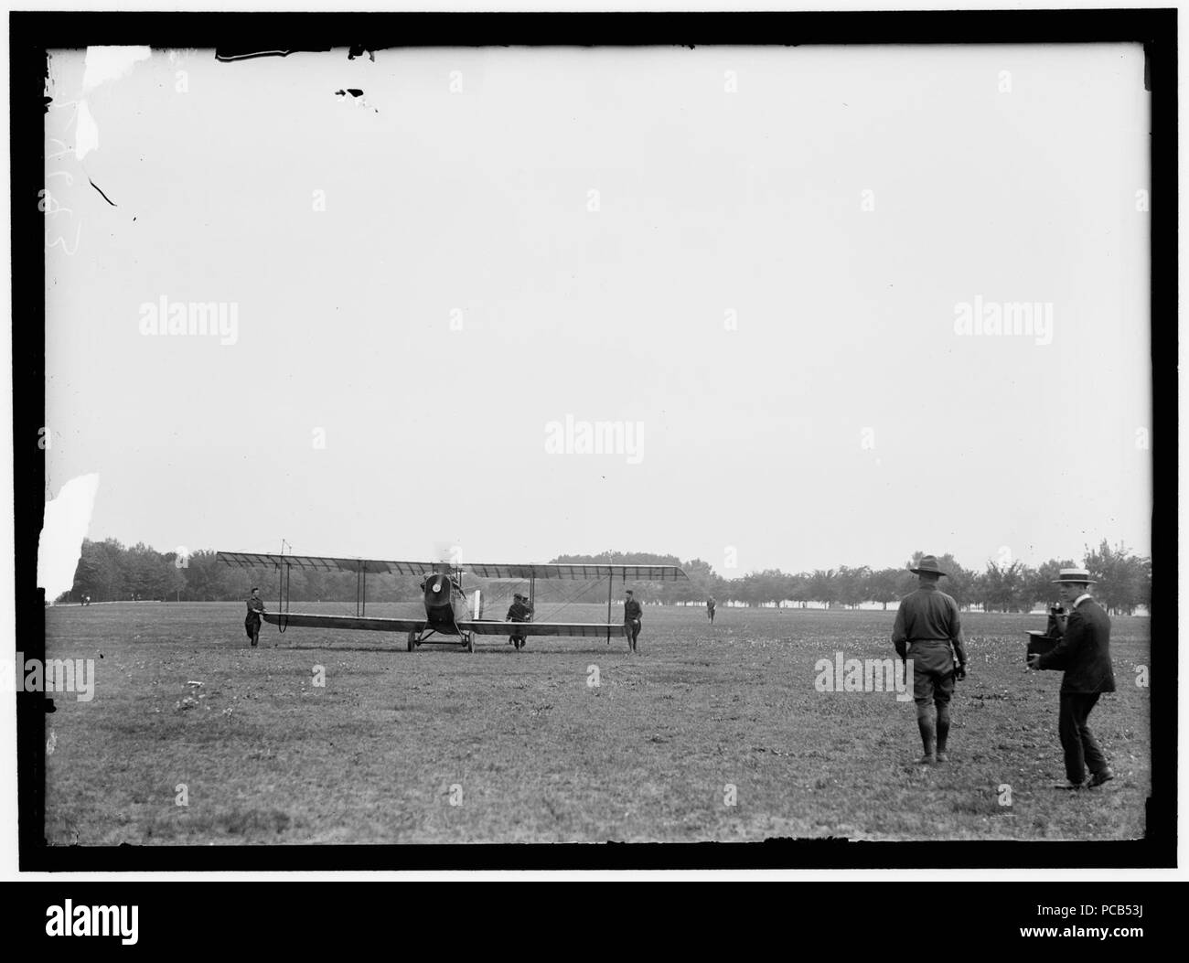 AIR MAIL. INAUGURATION DU SERVICE, terrain de polo Banque D'Images