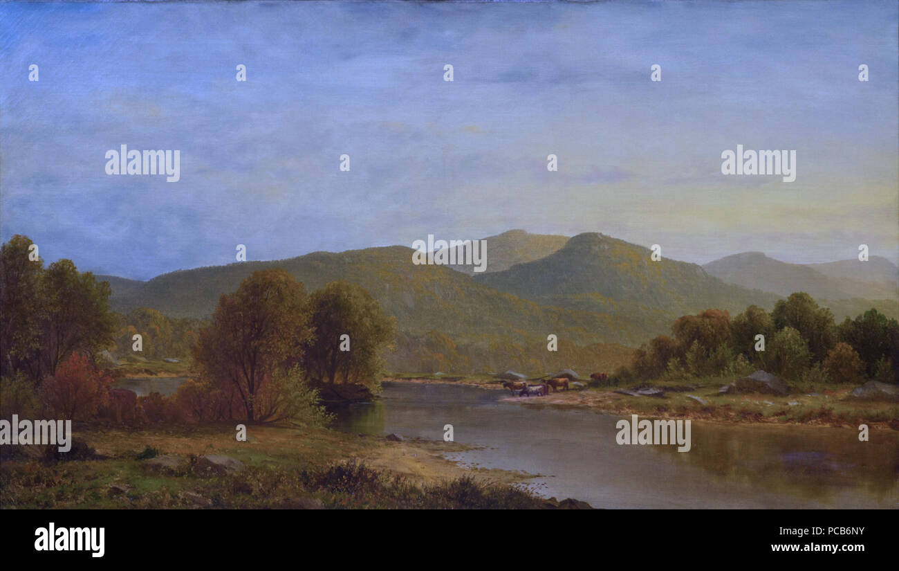 54 Avis sur la rivière Pemigewasset par Charles Wilson Knapp Banque D'Images 54 Avis sur la rivière Pemigewasset par Charles Wilson Knapp Banque D'Images