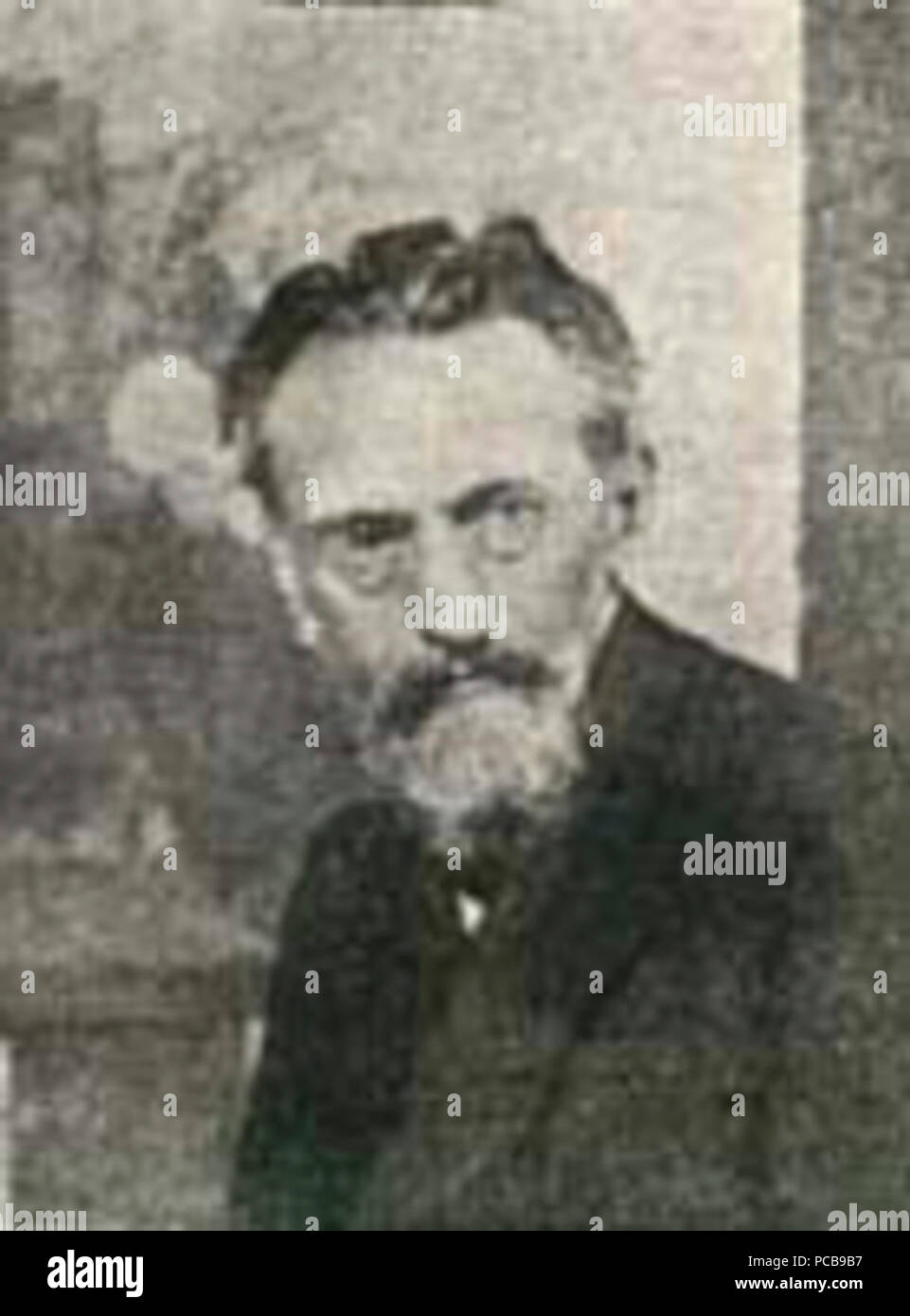 Portrait de l'ancien Angelo Agostini. Banque D'Images